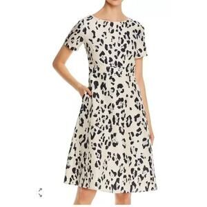 Lafayette 148 New York Amanda Printed Dress Womans 0 NWT Quiet Luxury